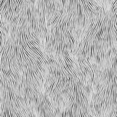 Abstract gray fur pattern. Vector seamless background - obrazy, fototapety, plakaty