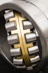 sectional bearing on a plain background