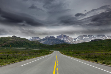 Road in Alaska