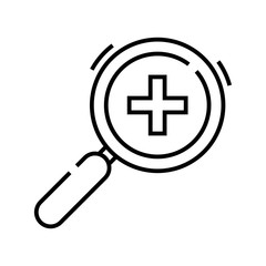 Add something line icon, concept sign, outline vector illustration, linear symbol.