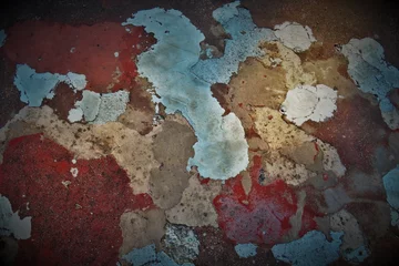 Selbstklebende Fototapete Alte schmutzige strukturierte Wand Grunge-Hintergrund
