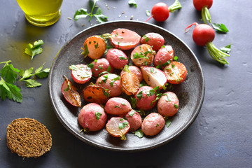 Roasted radish