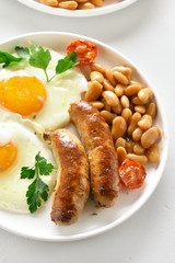 Breakfast on plate