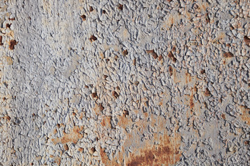 Old rusty iron plate for background texture design, Abstract Messy Antique Texture With Retro Pattern.