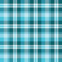 Seamless pattern in amazing creative blue colors for plaid, fabric, textile, clothes, tablecloth and other things. Vector image.