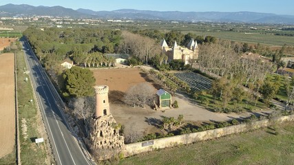 Fototapeta na wymiar Parc Samà - Cambrils - Vinyols i els Arcs - Costa Daurada - Tarragona