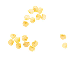 Paprika seeds isolated on a white background