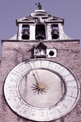 Venice - Giacomo di Rialto. Retro filtered colors style.