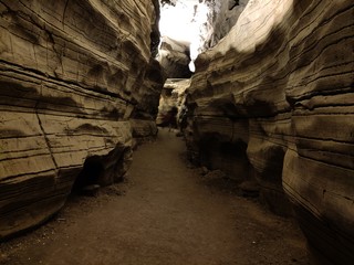 Underground cave system at Belum caves, India