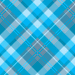 Seamless pattern in amazing discreet blue and grey colors for plaid, fabric, textile, clothes, tablecloth and other things. Vector image. 2