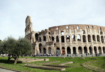 il colosseo,anfiteatro flavio,roma,italia