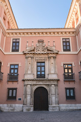 Fototapeta na wymiar Fachada del Palacio de Felipe Nelli en Valladolid
