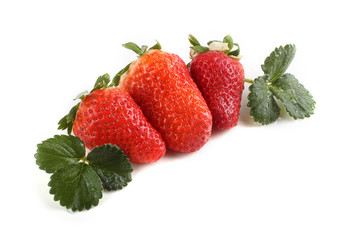 Strawberry isolated on white background