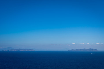 Fototapeta premium One of the gorgeous hiking trails on the island of Marettimo Italy (Sicily)