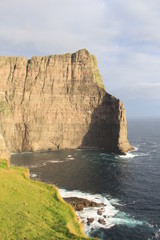 Fototapeta na wymiar unreal landscapes of the Faroe Islands
