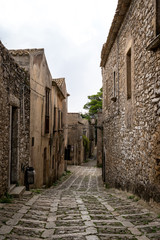 The beautiful hilltop village of Erice Italy (Sicily)