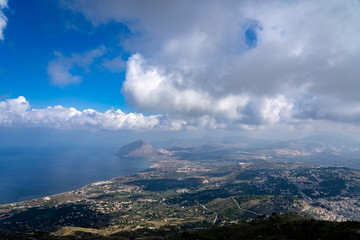The beautiful hilltop village of Erice Italy (Sicily)