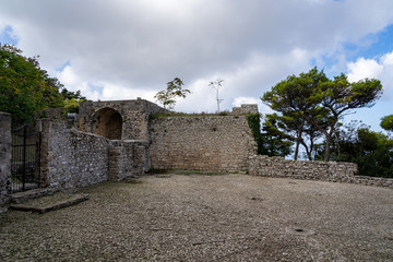 The beautiful hilltop village of Erice Italy (Sicily)