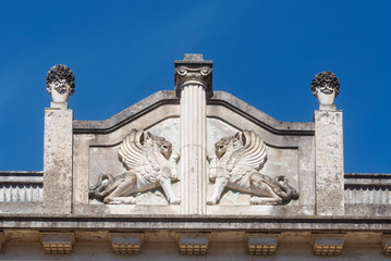 old art deco building in Coimbra, Portugal