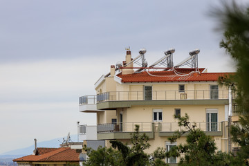 Thessaloniki, Greece - February 12 2020: the streets of Thessaloniki