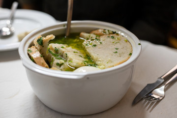 typical portuguese regional dish of Alentejo  acorda alentejana