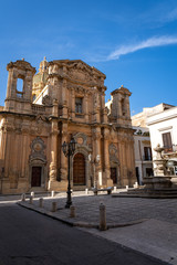 Obraz premium A view of Marsala Italy (Sicily)