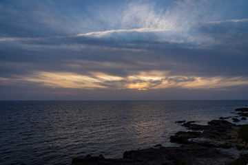 A sunset in Marsala Italy (Sicily)