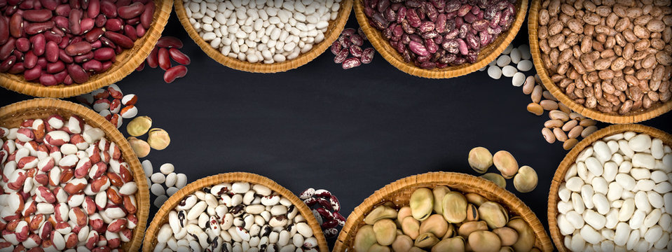 decorative set of diffrent beens