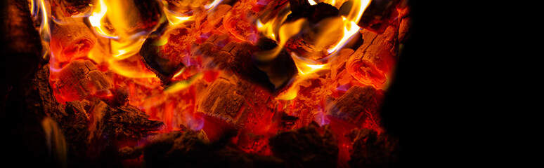 Fototapeta premium Flame of fire background