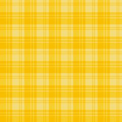 Seamless pattern in fine yellow colors for plaid, fabric, textile, clothes, tablecloth and other things. Vector image.