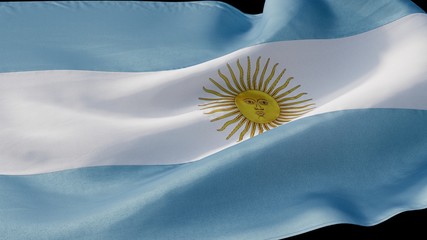 Flag Argentina AR 4k