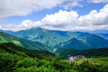 Fototapeta na wymiar 群馬県 谷川岳 天神峠の風景