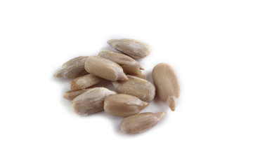 Obraz premium Sunflower seeds isolated on white