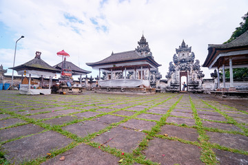 Architecture, traveling and religion. Hindu temple in Bali, Indonesia.