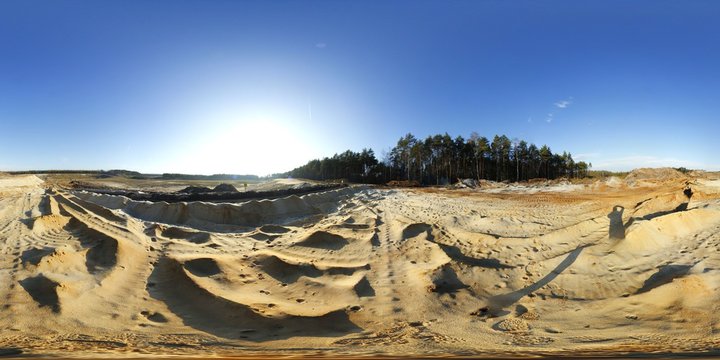 Sand Mine HDRI Panorama