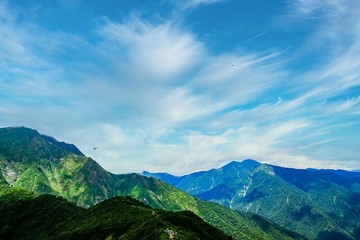 Fototapeta premium 群馬県 谷川岳 天神峠の風景
