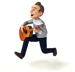 Fun 3D cartoon casual character