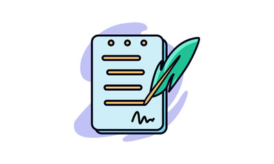 Business contract paper