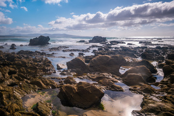 Mallacoota Beach Australia Rocks in the sea