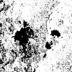 Fototapeta premium Grunge texture is black and white. Old worn background template