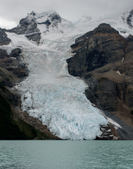 Glacier Berg Lake, Mount Robson Provincial Park, Rocky Mountains, North-America, Canada, British Colombia, August 2015