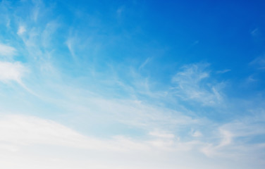 Obraz premium beautiful blue sky with white cloud and sunlight
