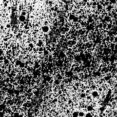 Grunge texture is black and white. Old worn background template