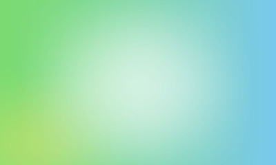 Green and blue  illustration abstract background with soft smooth shiny texture.