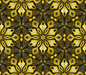 Ornamental mandala design abstract background