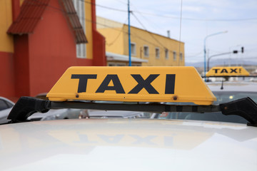 Taxi in Ushuaia. Argentinien