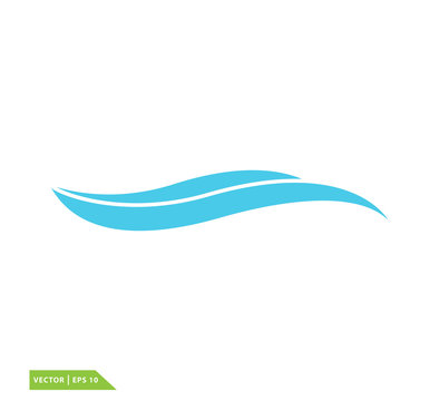 Swoosh Icon Vector Logo Design Template