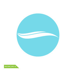 Swoosh icon vector logo design template