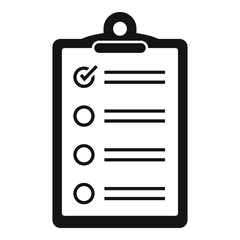 Inventory checkboard icon. Simple illustration of inventory checkboard vector icon for web design isolated on white background