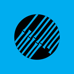 bamboo logo, Vector illustration of bamboo, design of Chinese and Japanese trees,  Monochrome trees wallpaper for cards and web.